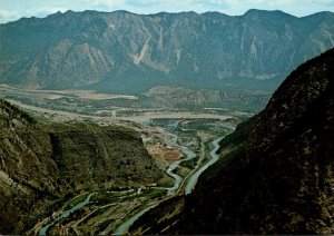 Canada British Columbia Seton River Waterways Aerial View Kayoosa Creek