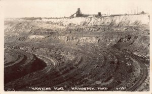 Real Photo Postcard Hawkins Mine in Nashwauk, Minnesota~128391