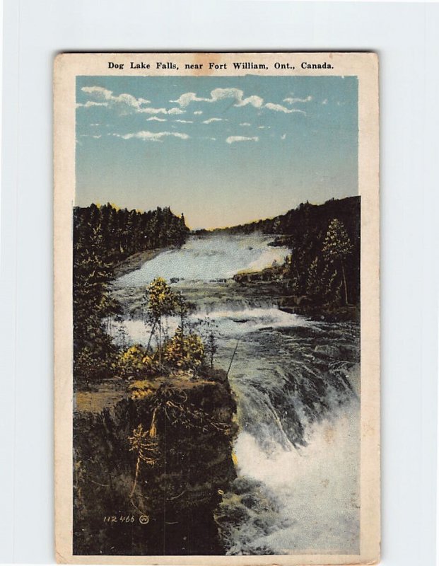 Postcard Dog Lake Falls Canada