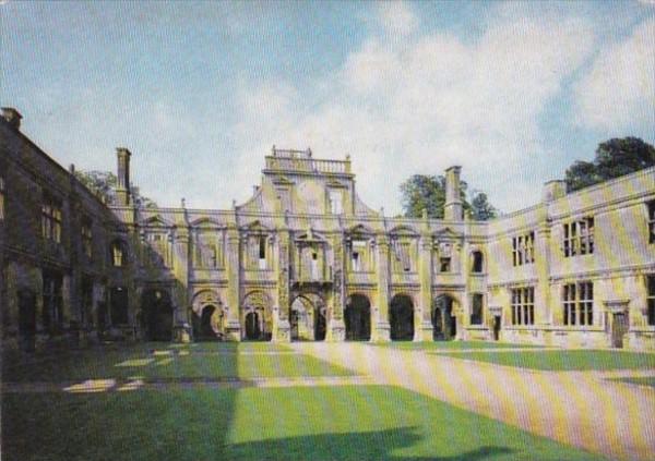 England Northamptonshire Kirby Hall Inner Court Showing The Loggia On North Side