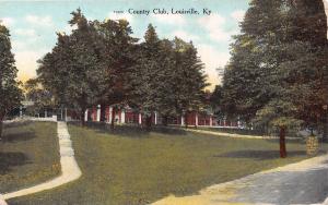 LOUISVILLE KENTUCKY COUNTRY CLUB VIEW POSTCARD 1910s