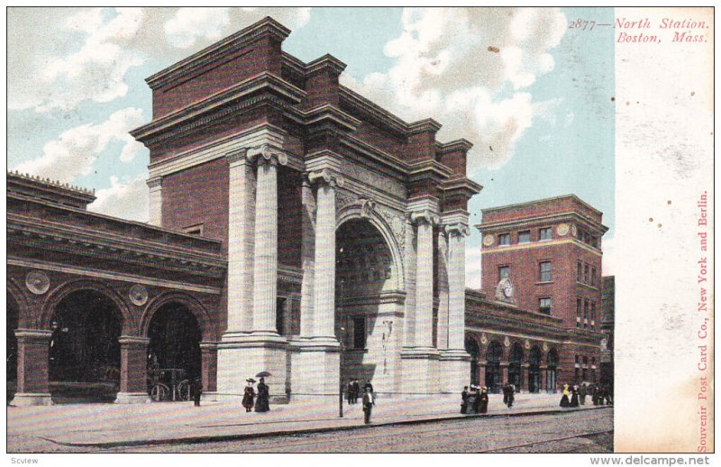 North Station, BOSTON, Massachusetts, 1900-1910s