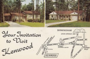 Buy A New Home In Kenwood Birmingham USA Advertising 1950s Postcard