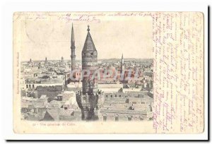 Egypt Old Postcard General view of Cairo