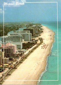 Florida Miami Beach Aerial View 1987