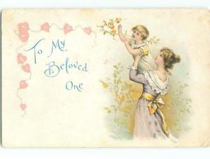Divided-Back PRETTY WOMAN Risque Interest Postcard AA7987