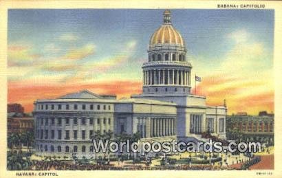 Capitol Havana Republic of Cuba Unused 