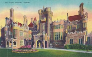 Canada Casa Loma Toronto Canada Linen Postcard 03.55