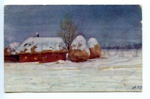 494189 RUSSIA O.A. Grand Duchess Olga Alexandrovna Russian Village Winter