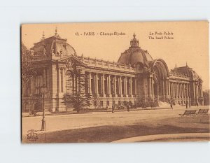 Postcard The Small Palace, Champs-Élysées, Paris, France