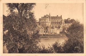 BR71317 le chateau d amboise vu des bords de la loire  france