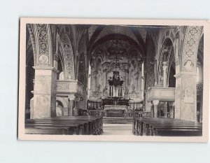 Postcard Interno Cattedrale S. Lorenzo in Lugano Switzerland