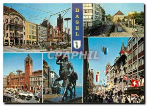 Postcard Modern Basel am Rhein