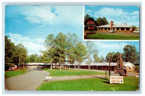 1961 Griffin Motel, Capri Restaurant Griffing Georgia GA Posted Vintage Postcard