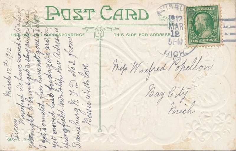 St Patricks Day Greetings Ireland Forever County Kerry Scenes - BPC - pm 1912 DB