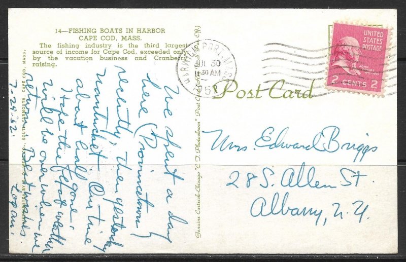 Massachusetts, Cape Cod - Fishing Boats In Harbor - [MA-103]