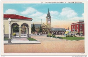 Street view, The Transportation Center of Cheyenne,  Wyoming,   30-40s