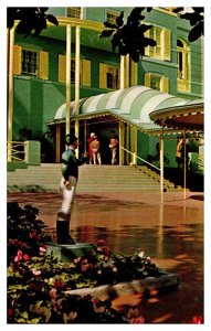 Postcard BUILDING SCENE Arcadia California CA AT8597
