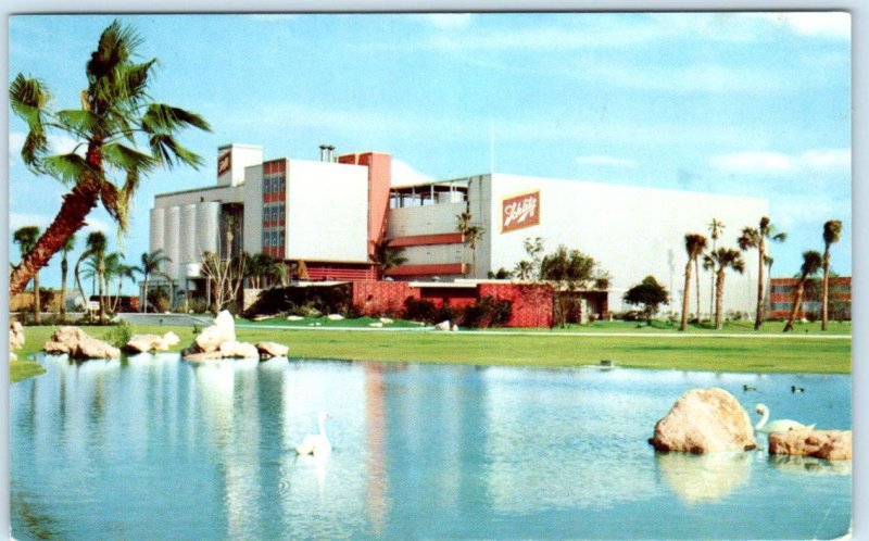 TAMPA, Florida  FL    SCHLITZ BREWING PLANT  Beer  1959    Postcard
