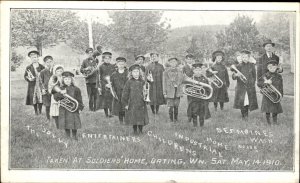 Orting Washington Jolly Entertainers Childrens Indust Home Vintage Postcard