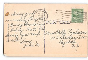 Toledo Ohio OH Damaged Postcard 1945 University of the City of Toledo