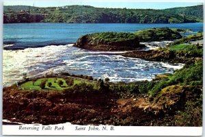 Postcard - Reversing Falls Park - Saint John, Canada