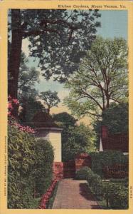 Kitchen Gardens Mount Vernon Virginia