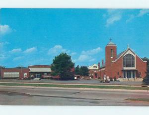 Unused Pre-1980 CHURCH SCENE Denville - Near Parsippany-Troy Hills NJ A6812