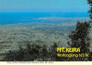 BR101931 mt keira wollongong port kembla from summit park   australia