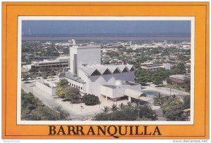 Aerial View of BARRANQUILLA, Colombia, 50-70's