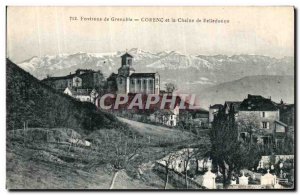 Old Postcard Environs de Grenoble Corenc and Belledonne