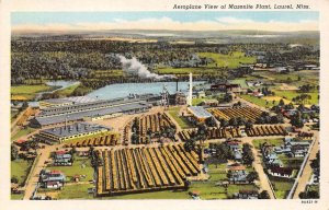 Laurel Mississippi Aerial View Of Masonite Plant, White Border Vintage PC U9844