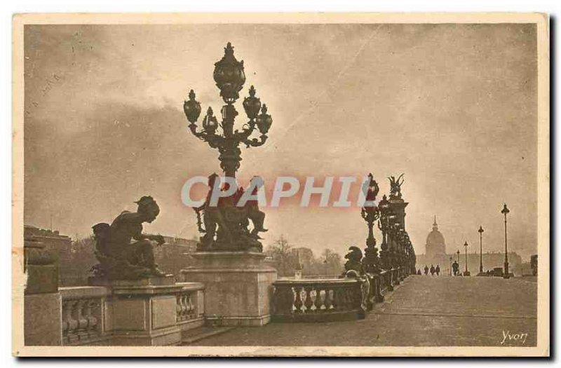 CARTE Postale Old Paris while strolling decorative Reasons Pont Alexandre III