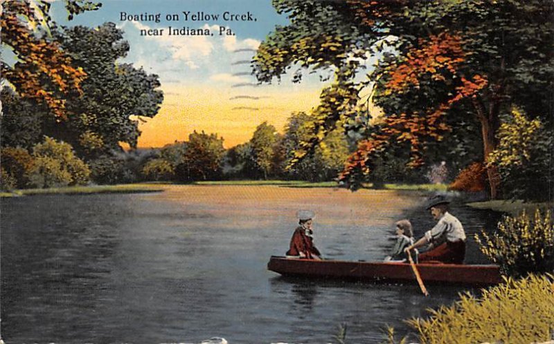 Boating on Yellow Creek near Indiana - Indiana, Pennsylvania PA  