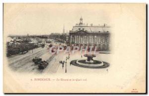 Postcard Old Customs Customs Customs Customs Bordeaux and south quays