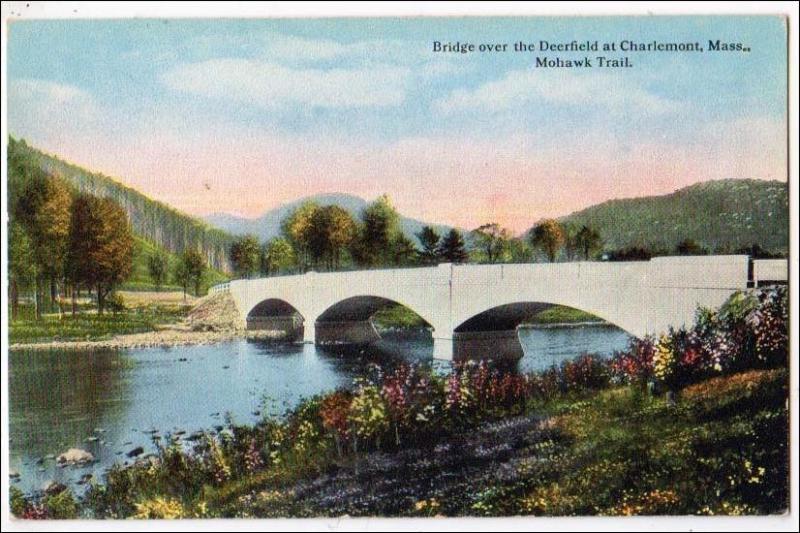 MA - Mohawk Trail. Bridge over Deerfield River at Charlemont