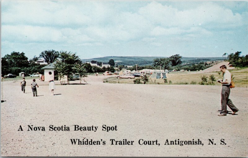 Whidden's Trailer Court Antigonish Nova Scotia Camping Unused Postcard G14