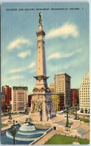 M-65486 Soldiers' And Sailors' Monument Indianapolis Indiana