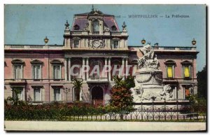 Old Postcard The Prefecture Montpellier