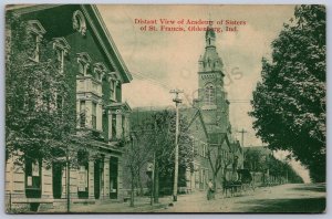 JH16/ Oldenberg Indiana Postcard c1910 Kraemer Art Academy St Francis 43