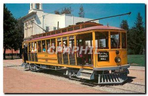 Postcard Modern Railroads San Jose Trolley Car Number 129