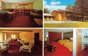 Stamford New York Red Carpet Motor Inn Multiview Vintage Postcard K97542