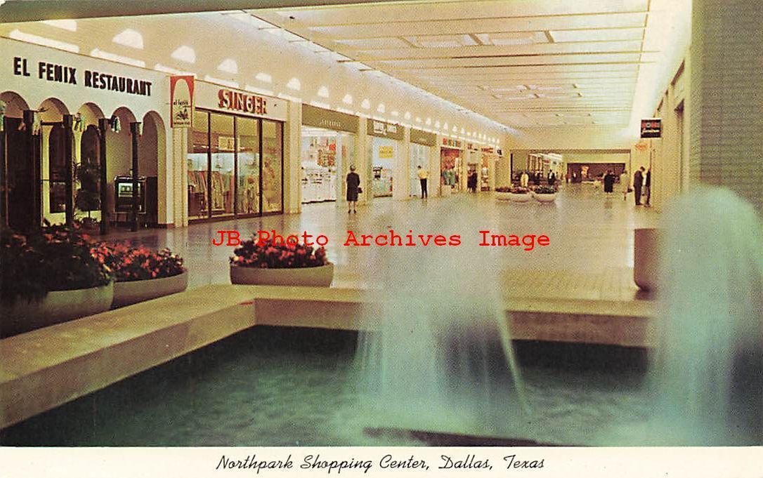 Northpark Shopping Center Dallas, TX, Back of postcard read…