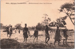 Senegal Dakar Burial Among the Lebous Vintage Postcard 05.19