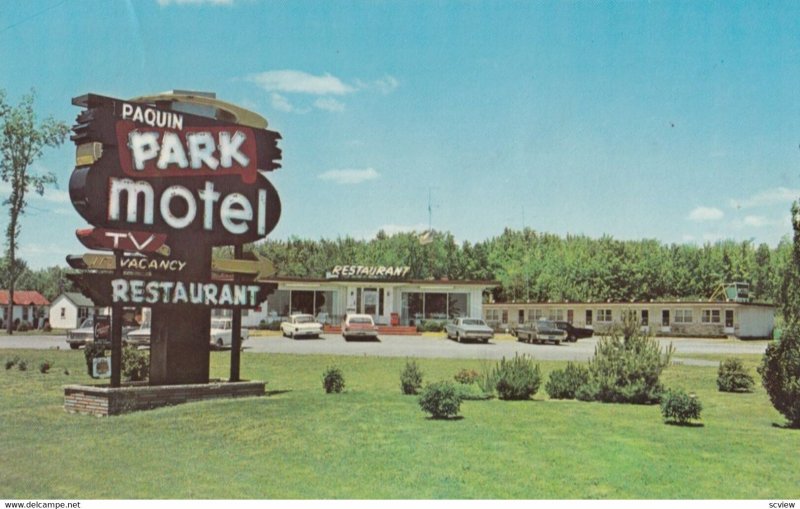 MORRISBURG , Ontario , 1970 ; Paquin Park Motel & Restaurant