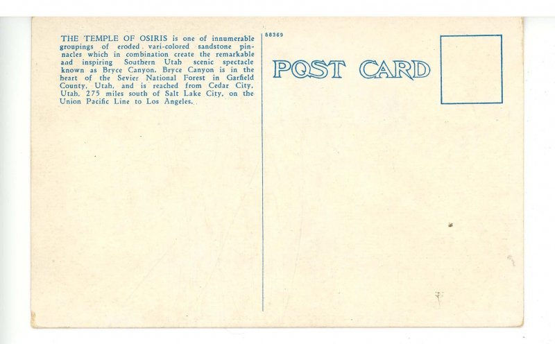 UT - Bryce Canyon. The Temple of Osiris
