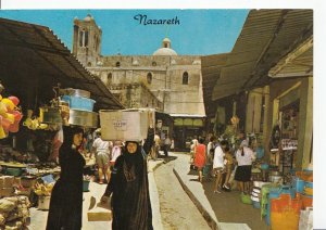 Israel Postcard - Nazareth - Market Scene   EB87