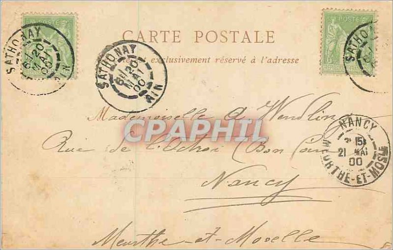 Old Postcard Lyons Bridge (1900 card)