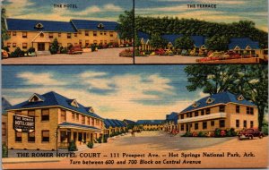 Linen The Romer Hotel Court 111 Prospect Ave Hot Springs National Park Arkansas