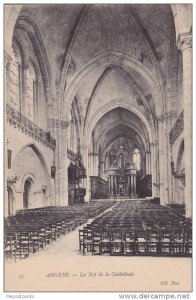 Interior- La Nef De La Cathedrale, Angers (Maine et Loire), France, 1900-1910s
